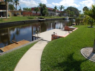 Located on A Gulf Access Canal Call Today